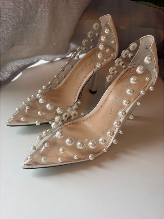 Betsey Johnson Shoes - Betsey Johnson Halo Clear Pearl Heel